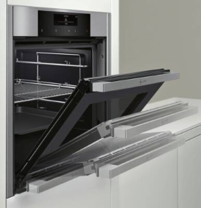 Neff BCT5664N Backofen Einbau Edelstahl 60 cm B56CT64N0 Einbaubackofen mit SLIDE&HIDE® #hideslide