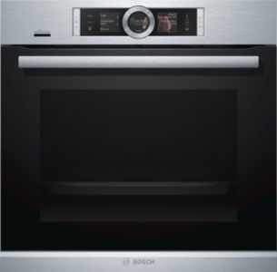 Bosch HRG6769S6 Backofen mit Dampfunterstützung Edelstahl Pyrolyse,Gerätemaße (HxBxT): 595 x 595 x 548 mm