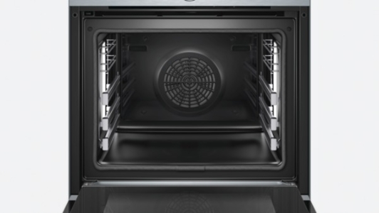 Bosch HRG6769S6 Backofen mit Dampfunterstützung Edelstahl Pyrolyse,Gerätemaße (HxBxT): 595 x 595 x 548 mm