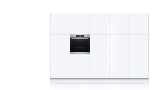 Bosch HRG6769S6 Backofen mit Dampfunterstützung Edelstahl Pyrolyse,Gerätemaße (HxBxT): 595 x 595 x 548 mm