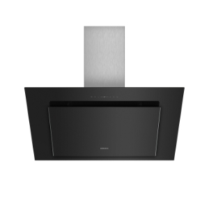 Siemens LC98KLP60 Kamin Dunstabzughaube Schwarz mit Glasschirm  90 cm A+