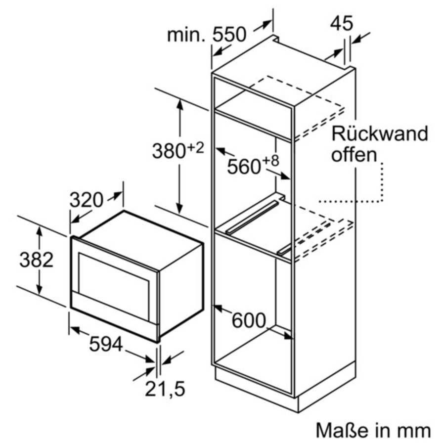 Neff CWR1701N Einbaumikrowelle Edelstahl C17WR01N0 