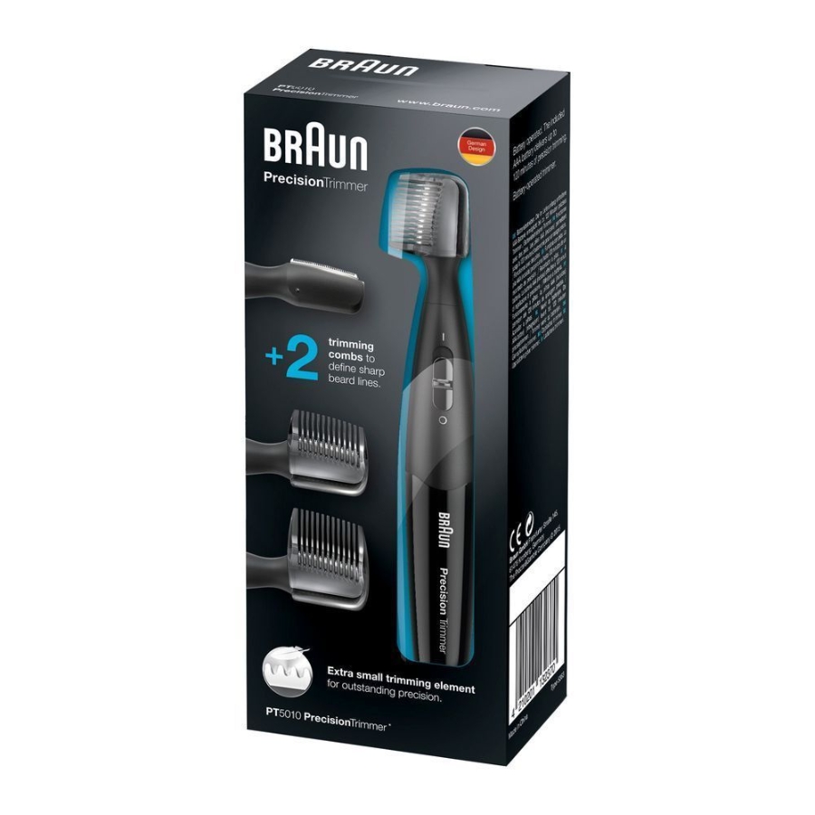 Braun Personal Care PT5010 Präzisionstrimmer,  Präzises Bart Stutzen mit Braun