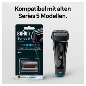 Braun Personal Care 52B Series 5 Elektrorasierer Ersatzscherteil schwarz 