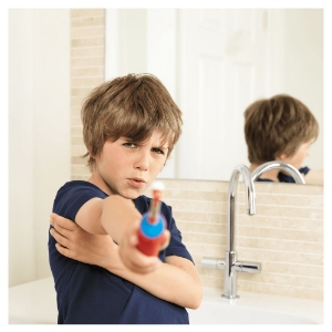Oral-B Vitality Kids Elektrische Kinderzahnbürste Blau/Rot 