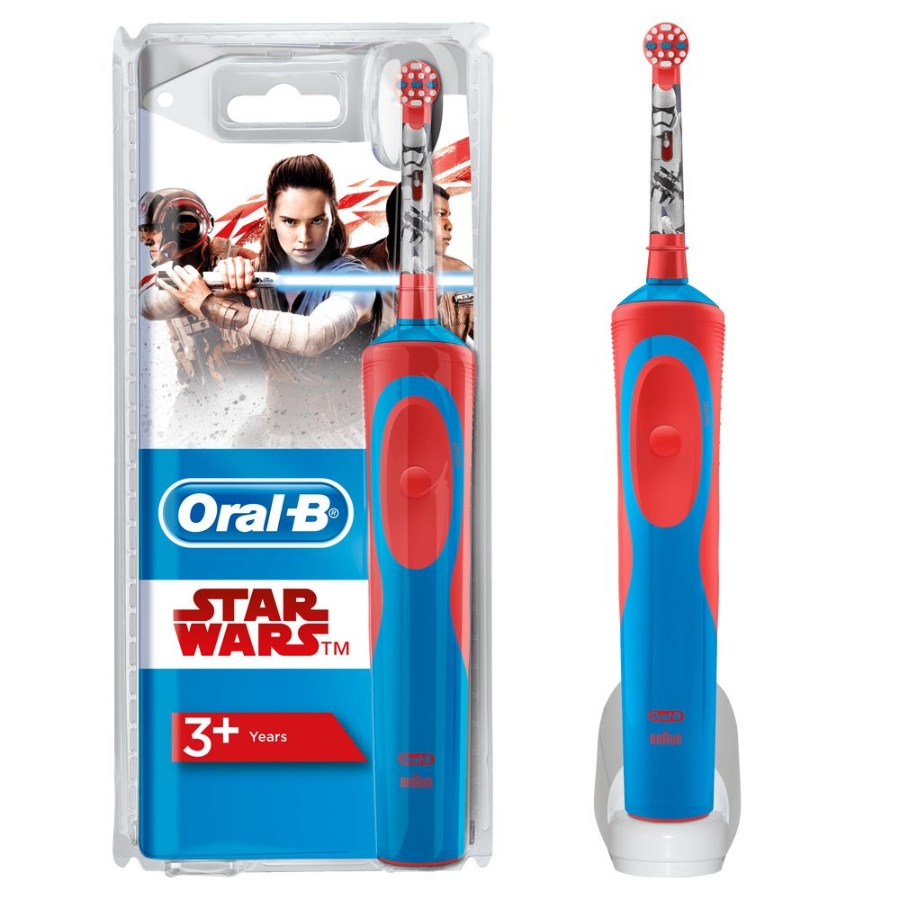 Oral-B Vitality Kids Elektrische Kinderzahnbürste Blau/Rot 