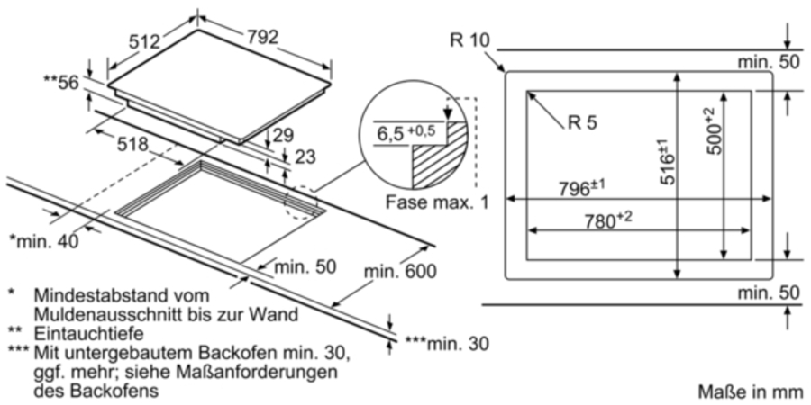 Neff TPT4800X Autarkes Induktions-Kochfeld mit TwistPad® Bedienung T48PT00X0