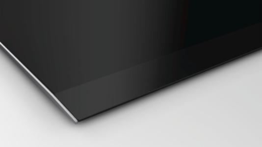 Siemens EH675FFC1E Induktions-Kochstelle Glaskeramik 60 cm Edelstahl 4 Induktions-Kochzonen, Bräterzone, touchSlider-Bedienung