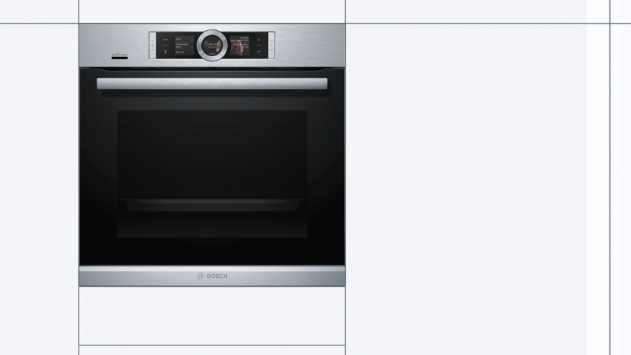 Bosch HBG676ES6 Backofen Einbau Edelstahl 4D Heißluft Plus Home Connect Funktion (WLAN)