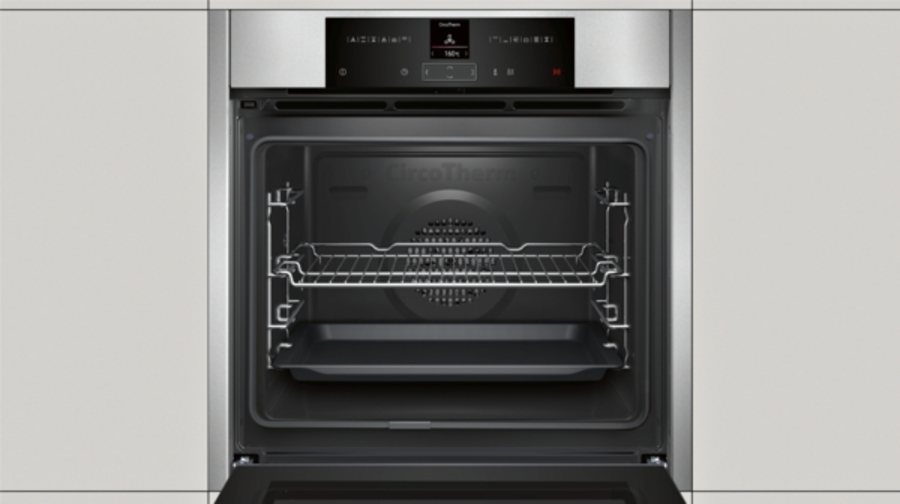 Neff BCR2522N Einbau Backofen Edelstahl 60 cm B25CR22N1 Gerätemaße (HxBxT): 595 x 596 x 548 mm