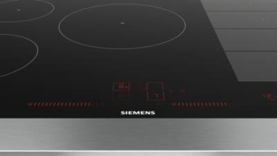 Siemens EX801LVC1E Einbau, Induktions-Kochstelle Glaskeramik 80 cm 5 Induktions-Kochzonen, touchSlider-Bedienung, Flächenbündig