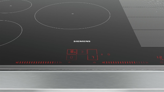 Siemens EX845LVC1E Einbau Induktions-Kochstelle Glaskeramik 80 cm 5 Induktions-Kochzonen, touchSlider-Bedienung, Flachrahmen