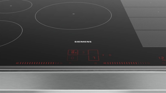 Siemens EX845LVC1E Einbau Induktions-Kochstelle Glaskeramik 80 cm 5 Induktions-Kochzonen, touchSlider-Bedienung, Flachrahmen