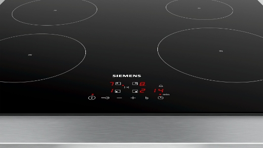 Siemens EU611BEB2E Einbau Induktions-Kochstelle Glaskeramik 60 cm 4 Induktions-Kochzonen, touchControl-Bedienung