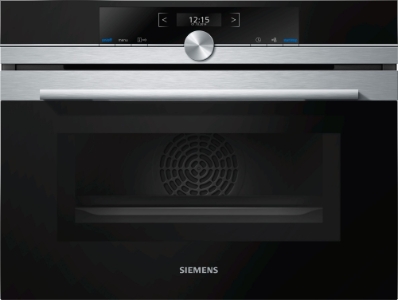 Siemens CM633GBS1 Einbau Kompaktbackofen mit Mikrowelle Edelstahl 45 cm 