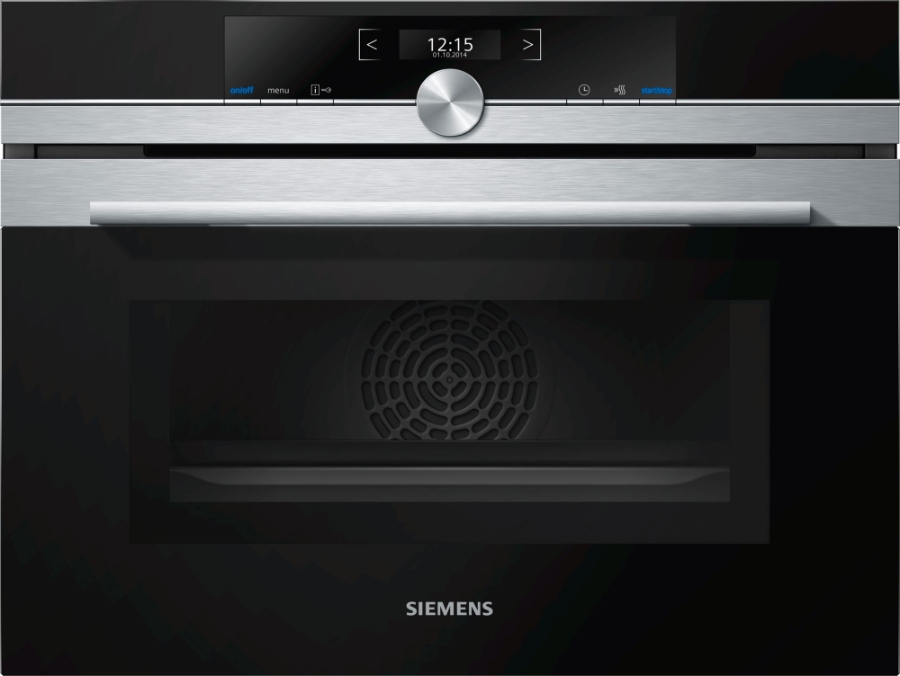 Siemens CM633GBS1 Einbau Kompaktbackofen mit Mikrowelle Edelstahl 45 cm 