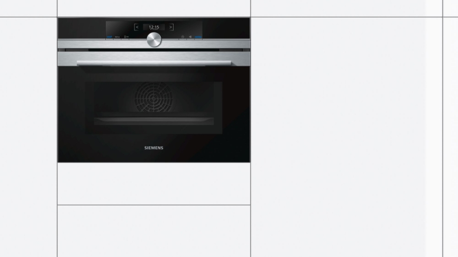 Siemens CM633GBS1 Einbau Kompaktbackofen mit Mikrowelle Edelstahl 45 cm 