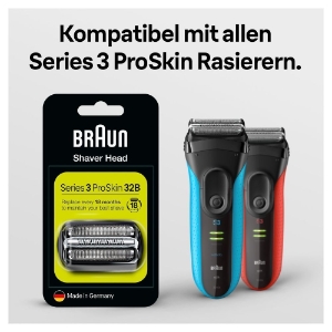 Braun Personal Care Series 3 32B Elektrorasierer Ersatzscherteil 