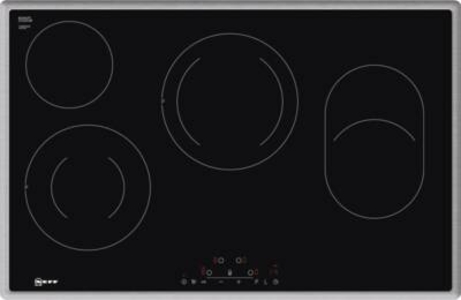 Neff T18BD36N0 Autarkes Elektro-Kochfeld mit TouchControl Bedienung 80 cm Schwarz Mit Rahmen 