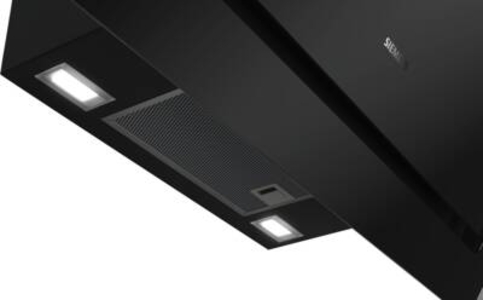 Siemens LC87KIM60 Schwarz mit Glasschirm Wand-Esse 80 cm EEK A 