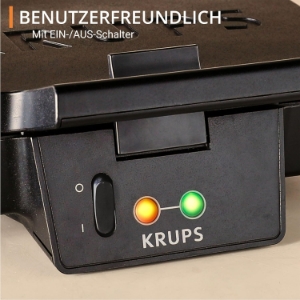 Krups FDK451 Sandwichmaker Schwarz-Matt 