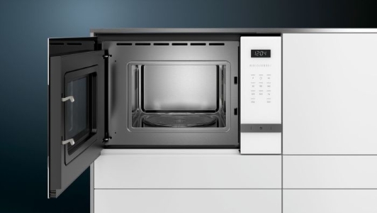 Siemens BF525LMW0 weiß Einbau-Mikrowellengerät 800W, 5 Leistungsstufen