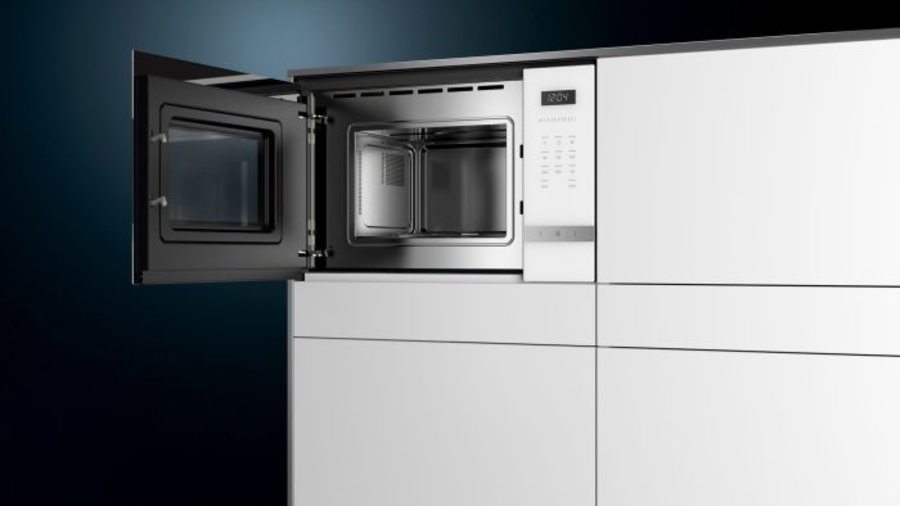 Siemens BF525LMW0 weiß Einbau-Mikrowellengerät 800W, 5 Leistungsstufen