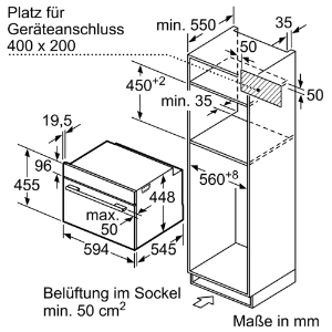 Siemens CO565AGS0 Einbau-Mikrowelle mit Dampfgarfunktion Edelstahl 