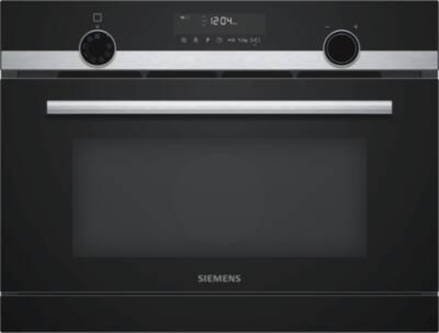 Siemens CO565AGS0 Einbau-Mikrowelle mit Dampfgarfunktion Edelstahl 