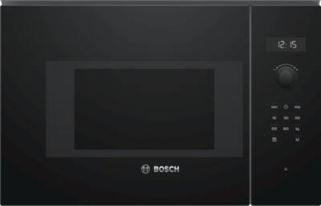 Bosch BFL524MB0 Einbau-Mikrowellengerät Vulkan Schwarz  60 cm 