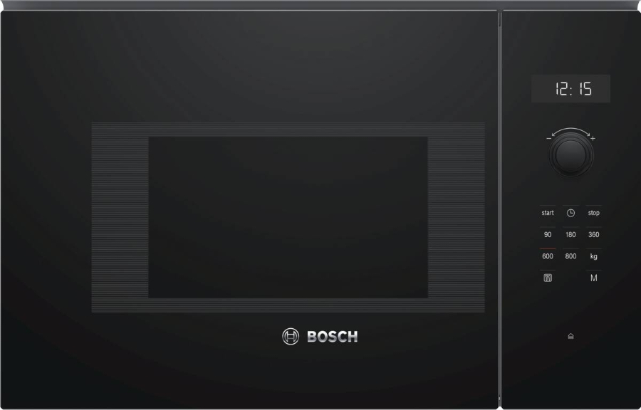 Bosch BFL524MB0 Einbau-Mikrowellengerät Vulkan Schwarz  60 cm 