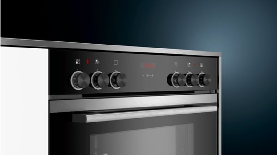 Siemens HE213BBS0 Edelstahl Einbauherd Backwagen
