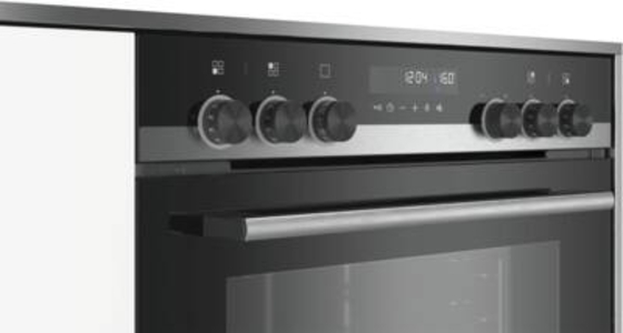 Siemens HE578ABS0 Edelstahl Einbauherd Pyrolyse ohne Ceranplatte 