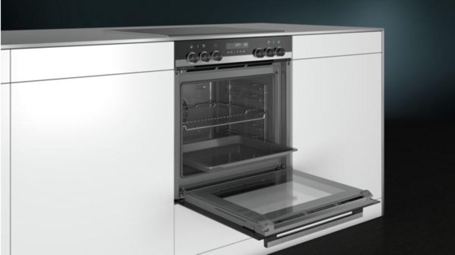 Siemens HE578ABS0 Edelstahl Einbauherd Pyrolyse ohne Ceranplatte 