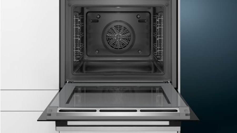 Siemens HE578ABS0 Edelstahl Einbauherd Pyrolyse ohne Ceranplatte 
