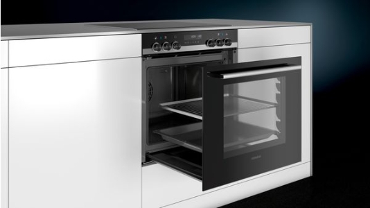 Siemens HE578BBS0 iQ500, Einbau-Herd, 60 x 60 cm, Edelstahl Backwagen ohne Ceranplatte !