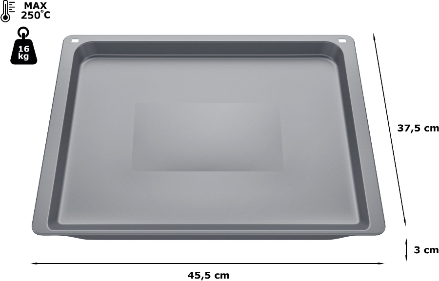 Siemens HZ531010 Backblech, Keramik antihaft beschichtet 