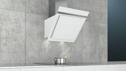 Siemens LC67KHM20 Weiß mit GlasschirmWand-Esse, 60 cm 