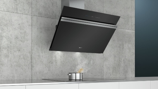 Siemens LC91KWV60 Schwarz Schwarz mit Glasschirm, Home Connect