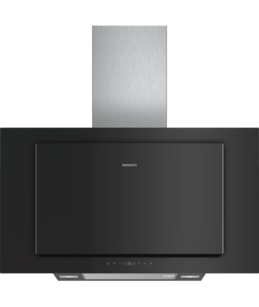 Siemens LC97FLP60 Schwarz mit Glasschirm Wand-Esse 90 cm EEK A 