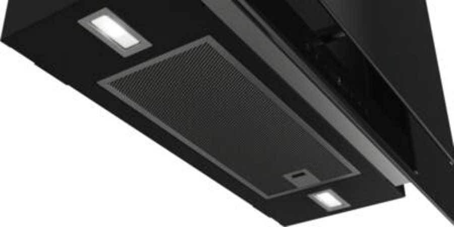 Siemens LC97FLP60 Schwarz mit Glasschirm Wand-Esse 90 cm EEK A 