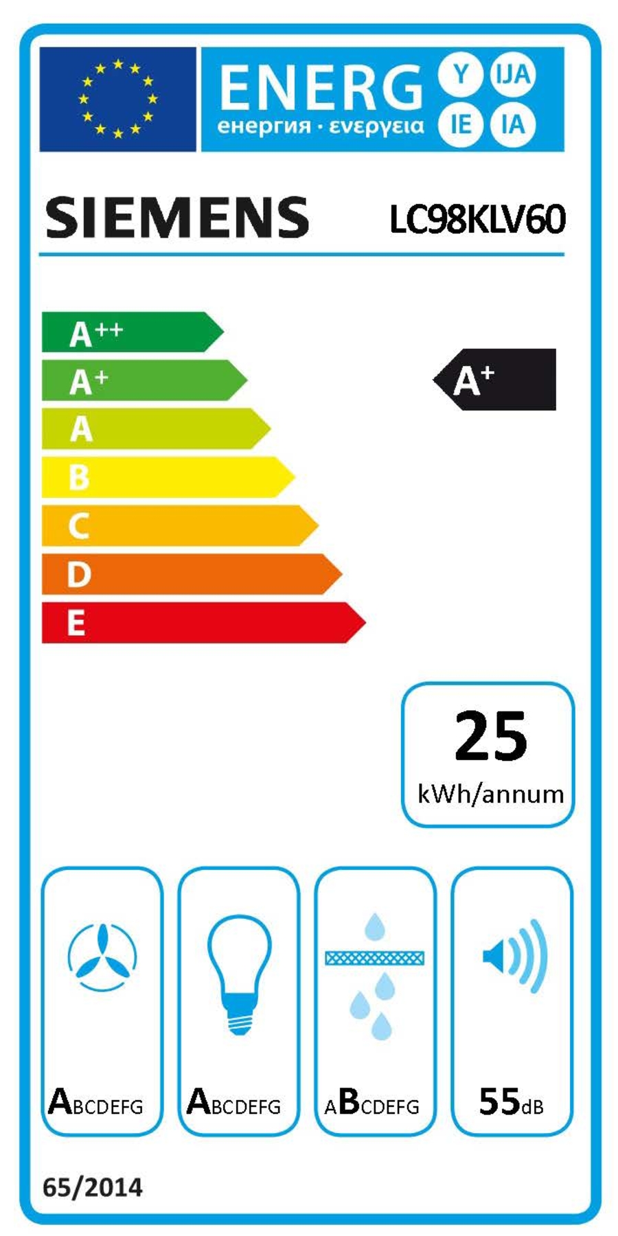 Siemens LC98KLV60 Schwarz mit Glasschirm, Home Connect Wand-Esse, 90 cm  CookConnect