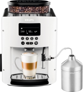 Krups EA8161 Kaffee-Vollautomaten Weiss 3 Temperaturstufen , 3 Mahlstärken