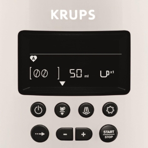 Krups EA8161 Kaffee-Vollautomaten Weiss 3 Temperaturstufen , 3 Mahlstärken
