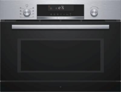 Bosch COA565GS0 Edelstahl Einbau-Mikrowelle mit Dampfgarfunktion
