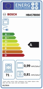Bosch HBA578BB0  Backofen Vulkan Schwarz 