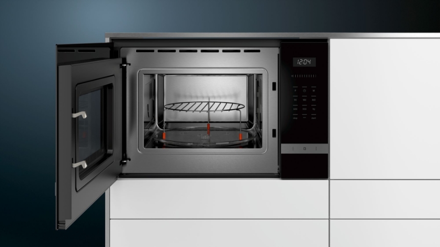 Siemens BE555LMS0 Einbau-Mikrowellengerät mit Grill Edelstahl