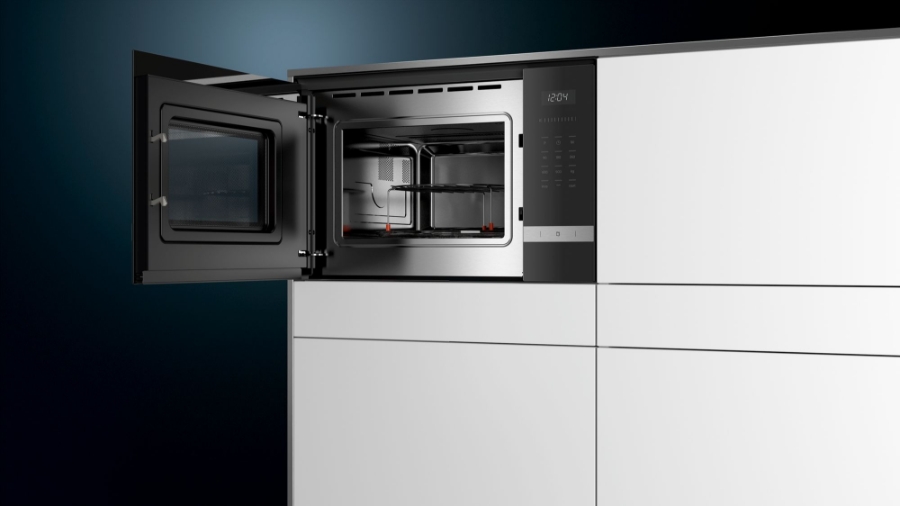 Siemens BE555LMS0 Einbau-Mikrowellengerät mit Grill Edelstahl