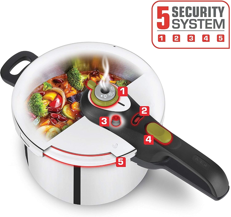Tefal P2530737 Schnellkochtopf 22cm 6L  Secure 5 Neo