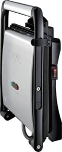 Tefal GC241D Kontaktgrill Inicio Edelstahl-Schwarz 